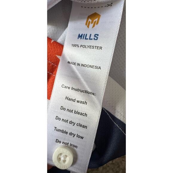 Mills Polo Vezzoezz Golf Polo Anti Static Shirt Men’s Size X-Large New NWTs - Picture 7 of 9